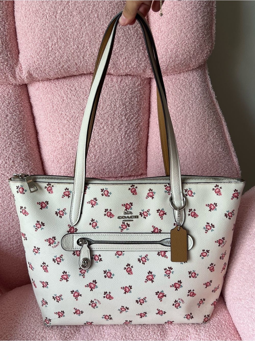 Coach Taylor Tote with Floral Bloom Print